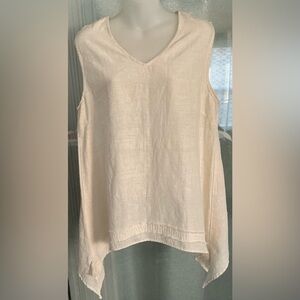 Alamwar Walk The Earth Handcrafted Sleeveless Top